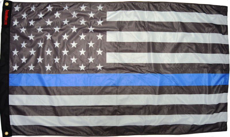 Forever Wave 3x5 Flag (USA Thin Blue Line)