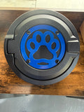 JL Gas Cap Cover (Paw) Blue