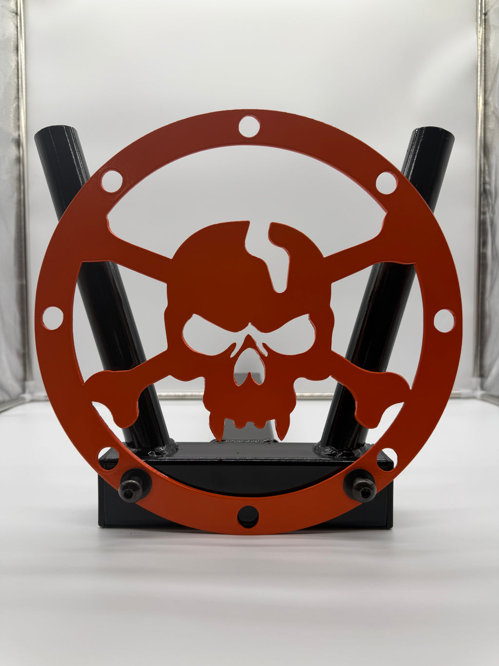 SJO Flag Pole Holder W/Emblem (Skull & Bones)