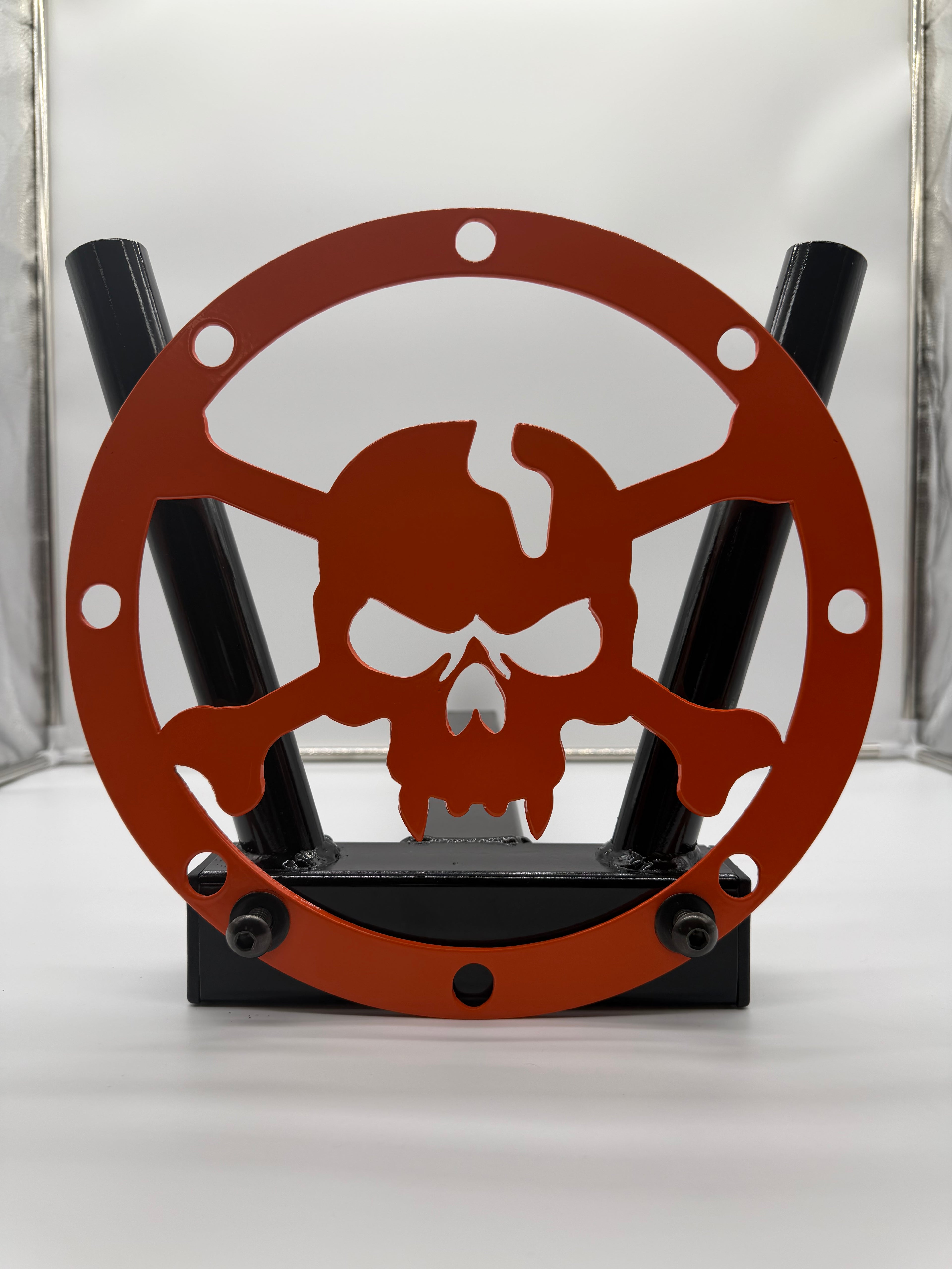 SJO Flag Pole Holder W/Emblem (Skull & Bones)