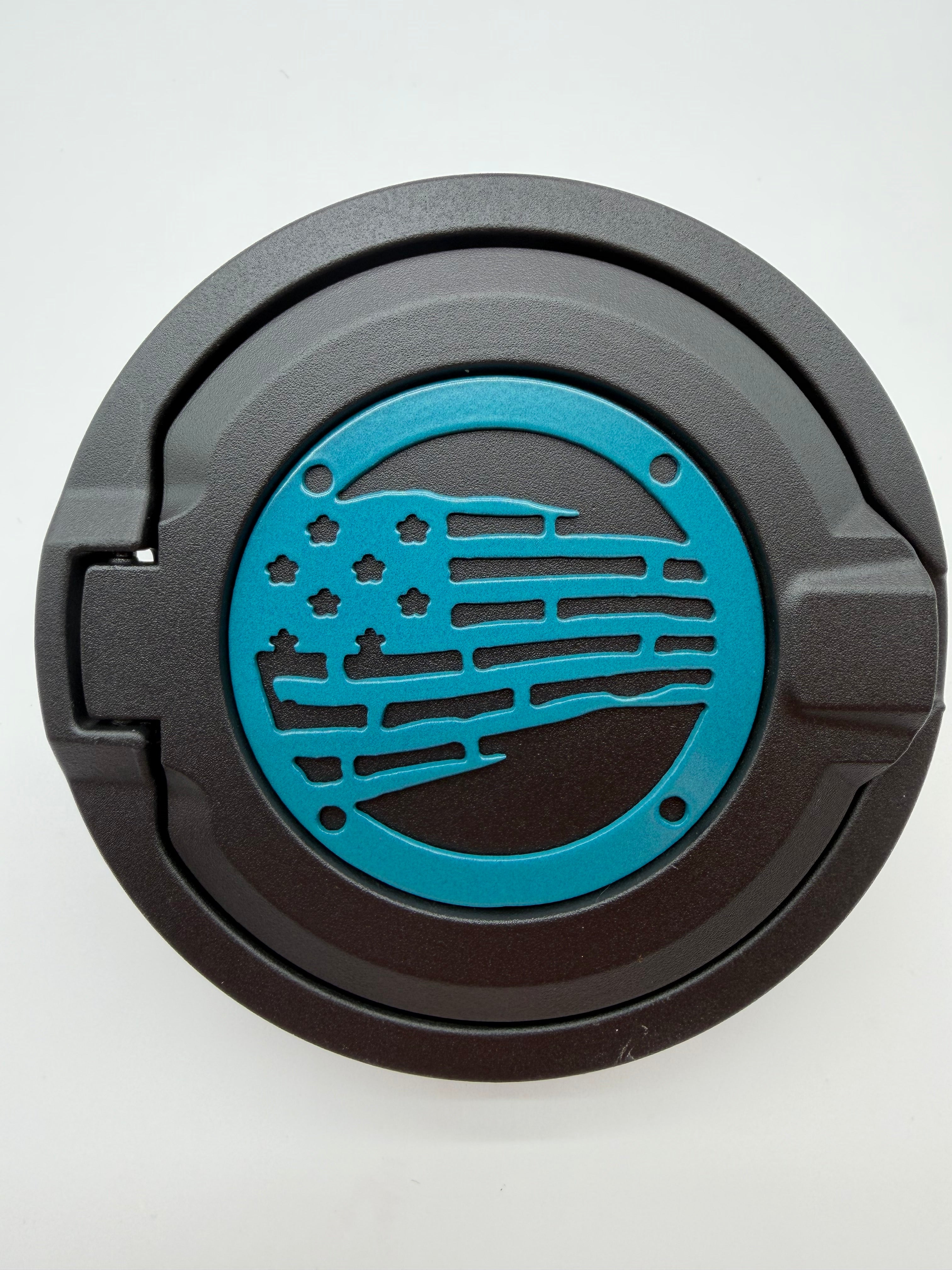 Gas Cap Cover (Emblem) Tattered Flag