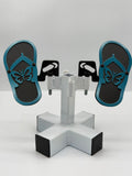 SJO 2 Piece Foot Pegs (Flip Flop Butterfly)