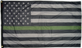 Forever Wave 3x5 Flag (USA Thin Green Line)