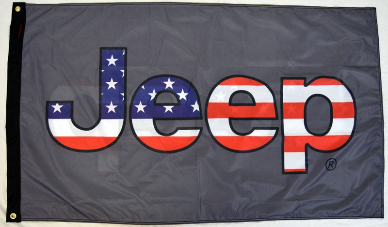 Forever Wave 3x5 Flag (USA/Jeep)