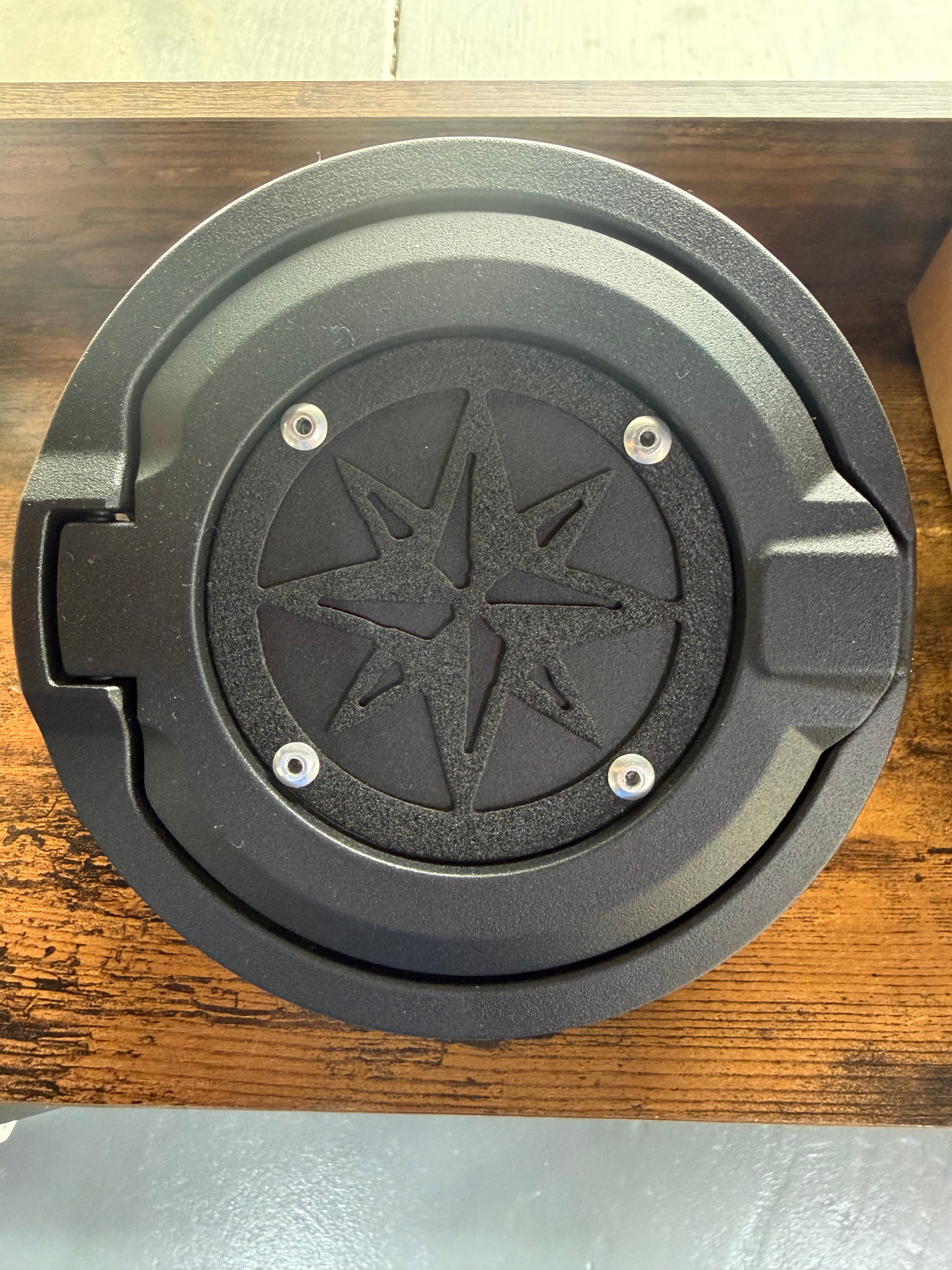 JL Gas Cap Cover (Compass) Black