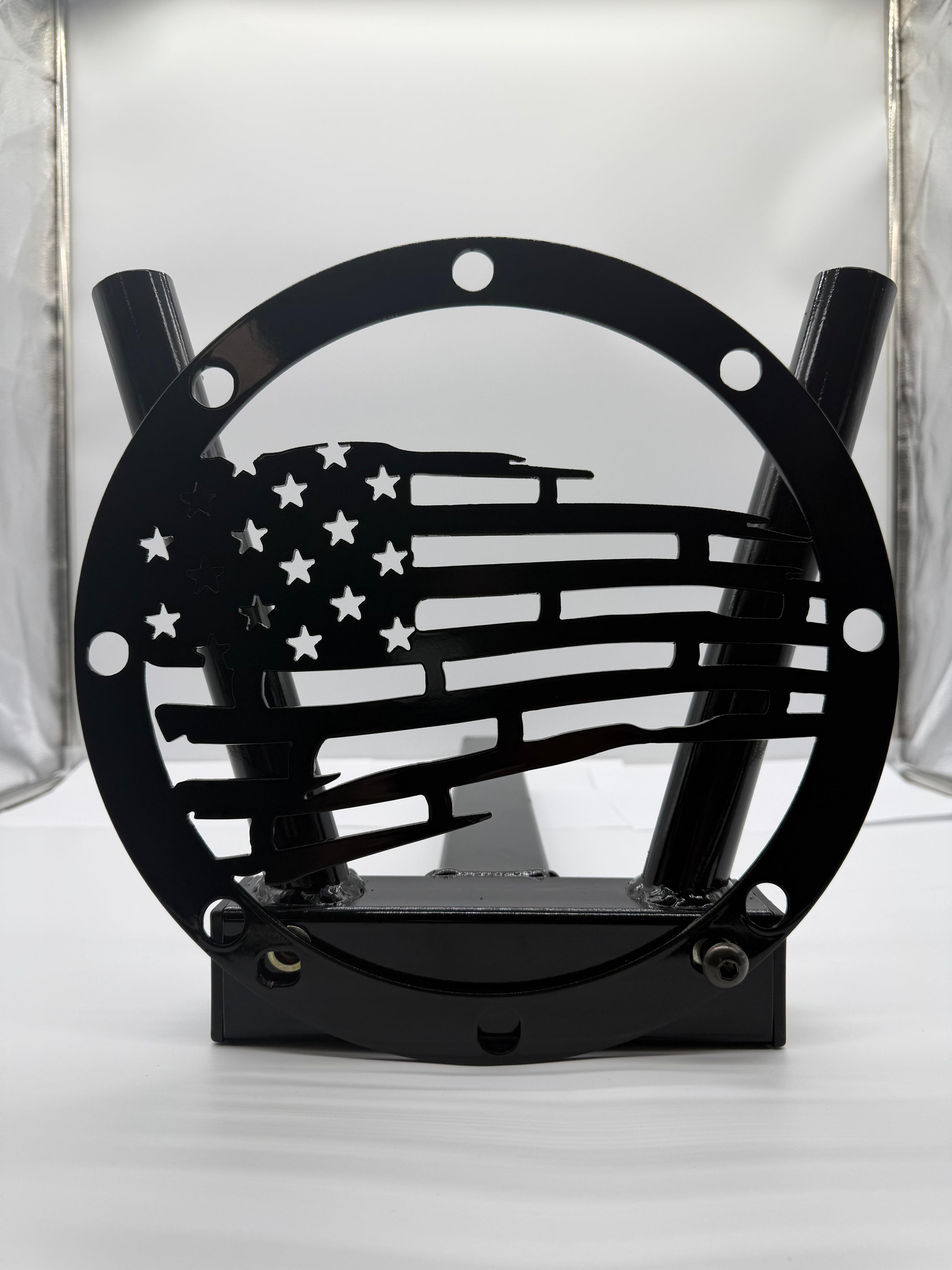SJO Flag Pole Holder W/Emblem (Tattered Flag)