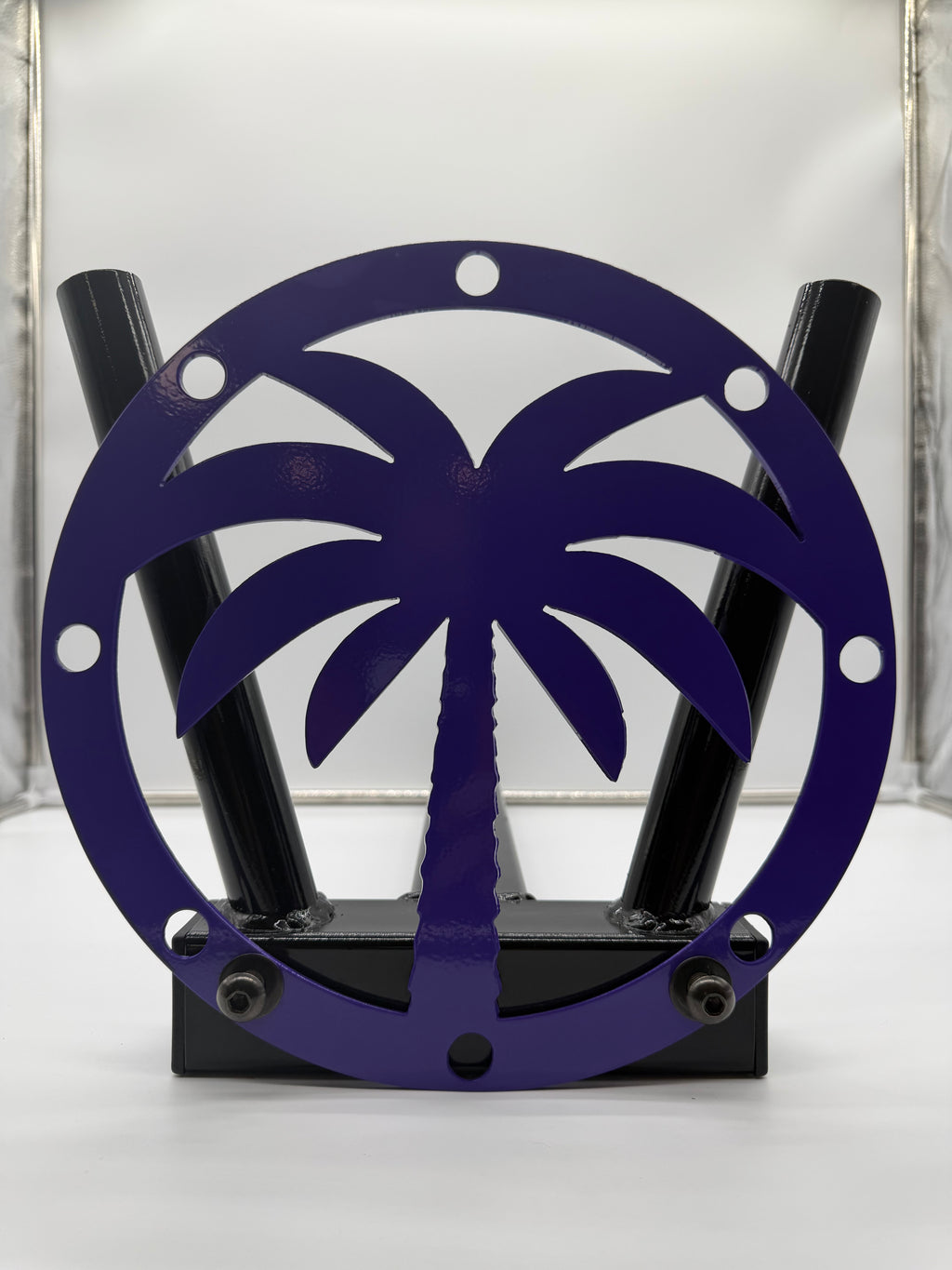 SJO Flag Pole Holder W/Emblem (Palm Tree)