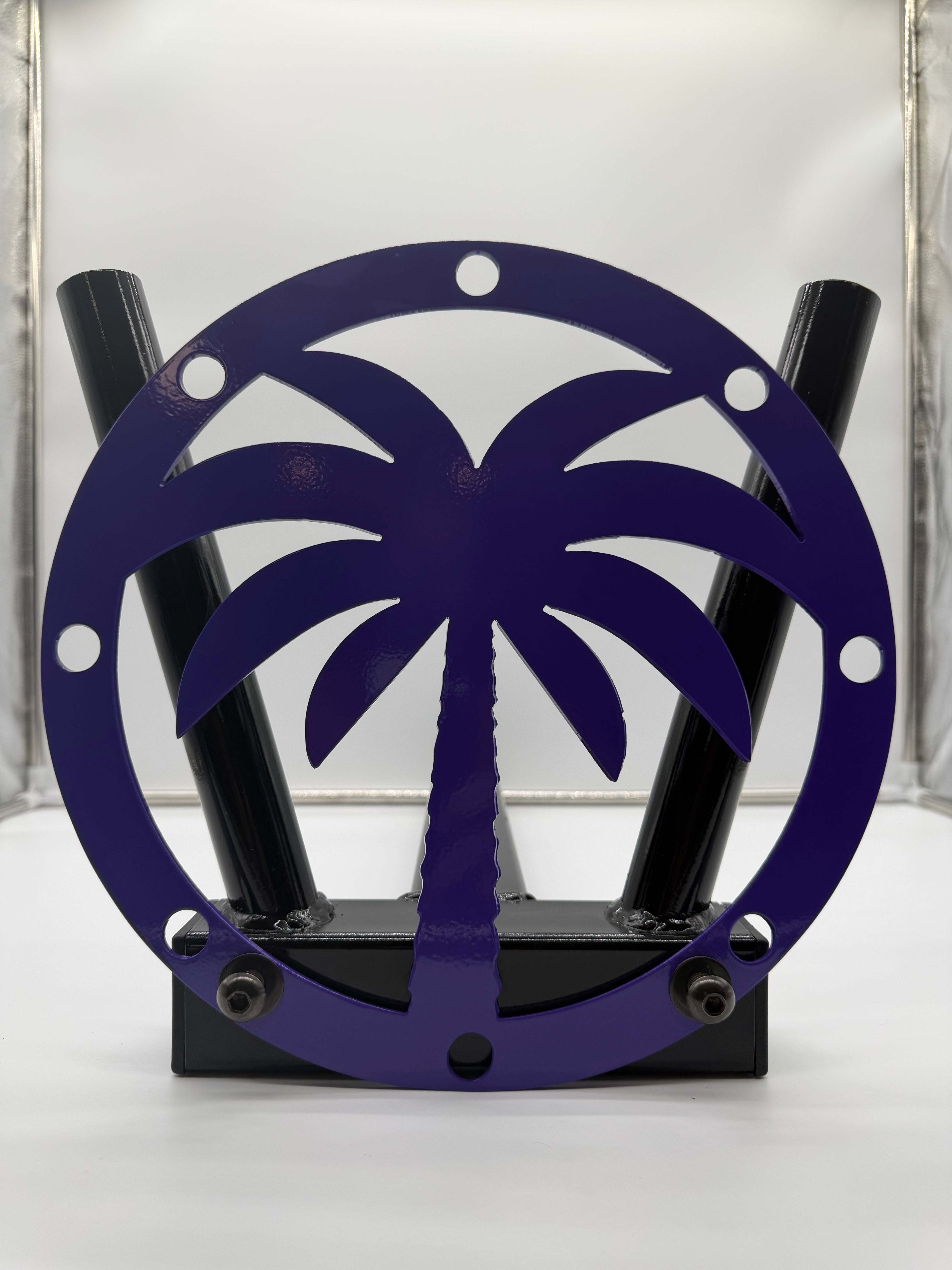 SJO Flag Pole Holder W/Emblem (Palm Tree)