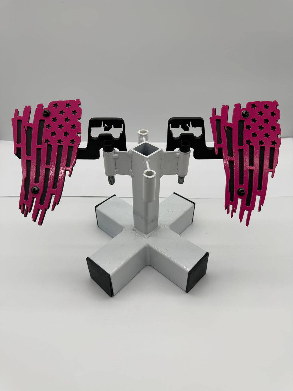 SJO 2 Piece Foot Pegs (Tattered Flag)