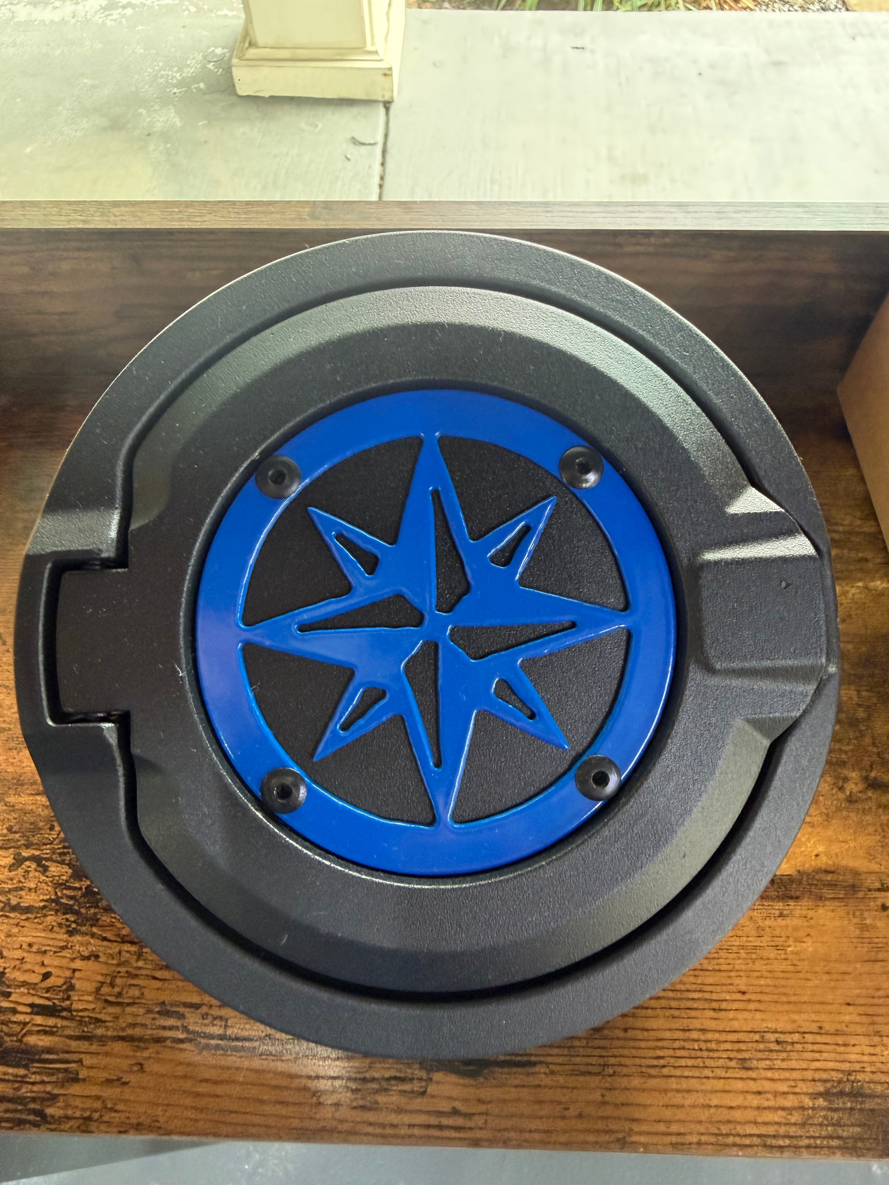 JL Gas Cap Cover (Compass) Blue