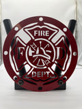 SJO Flag Pole Holder W/Emblem (Fire Dept.)