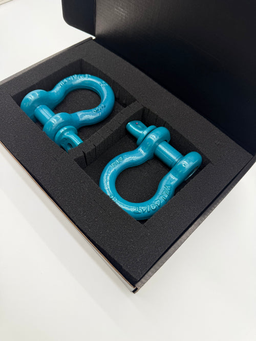 3/4" Custom Powder-coated D-Ring shackle (Dark Teal)