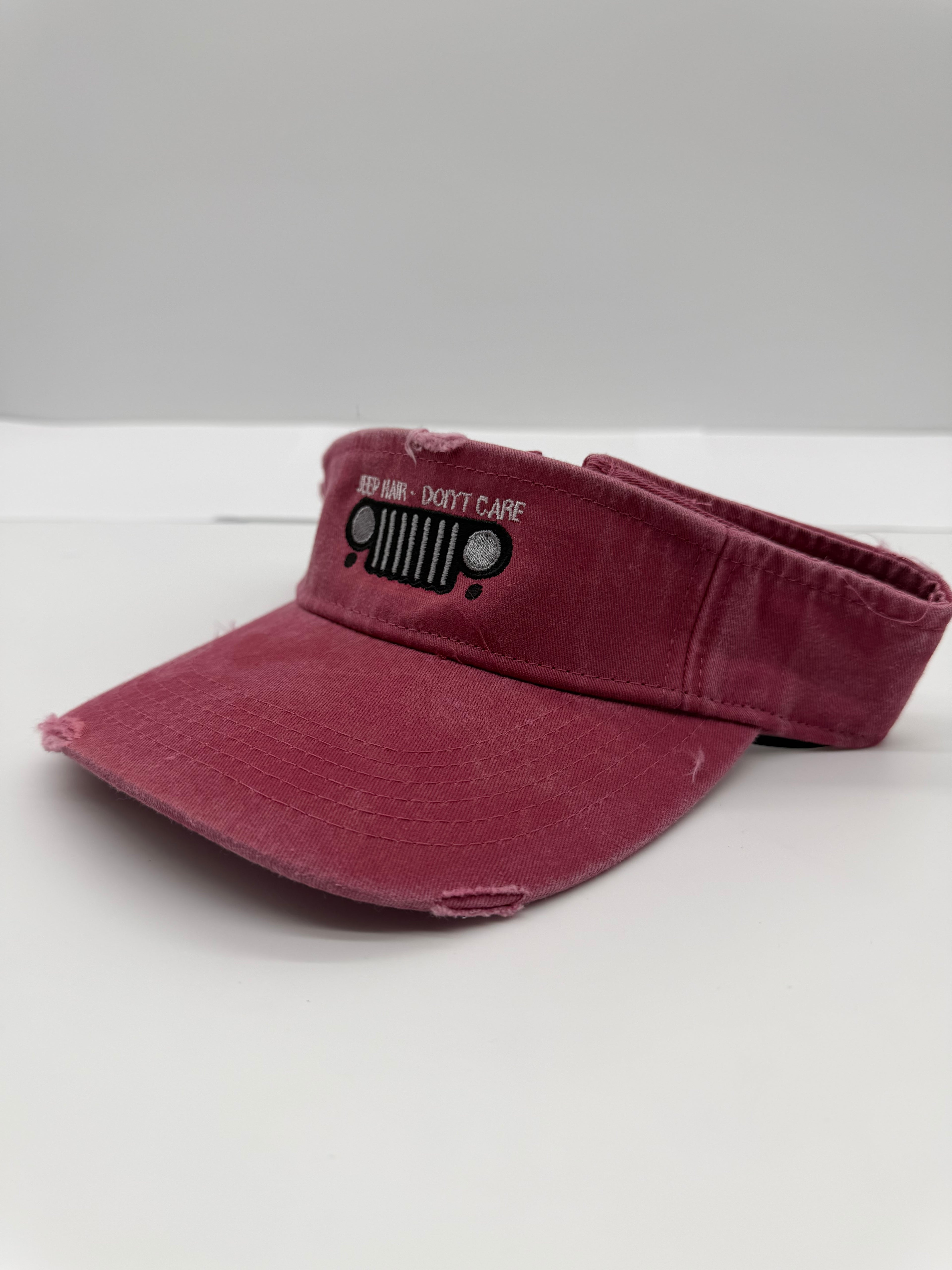 Visor Hat (Grill) Nautical Red