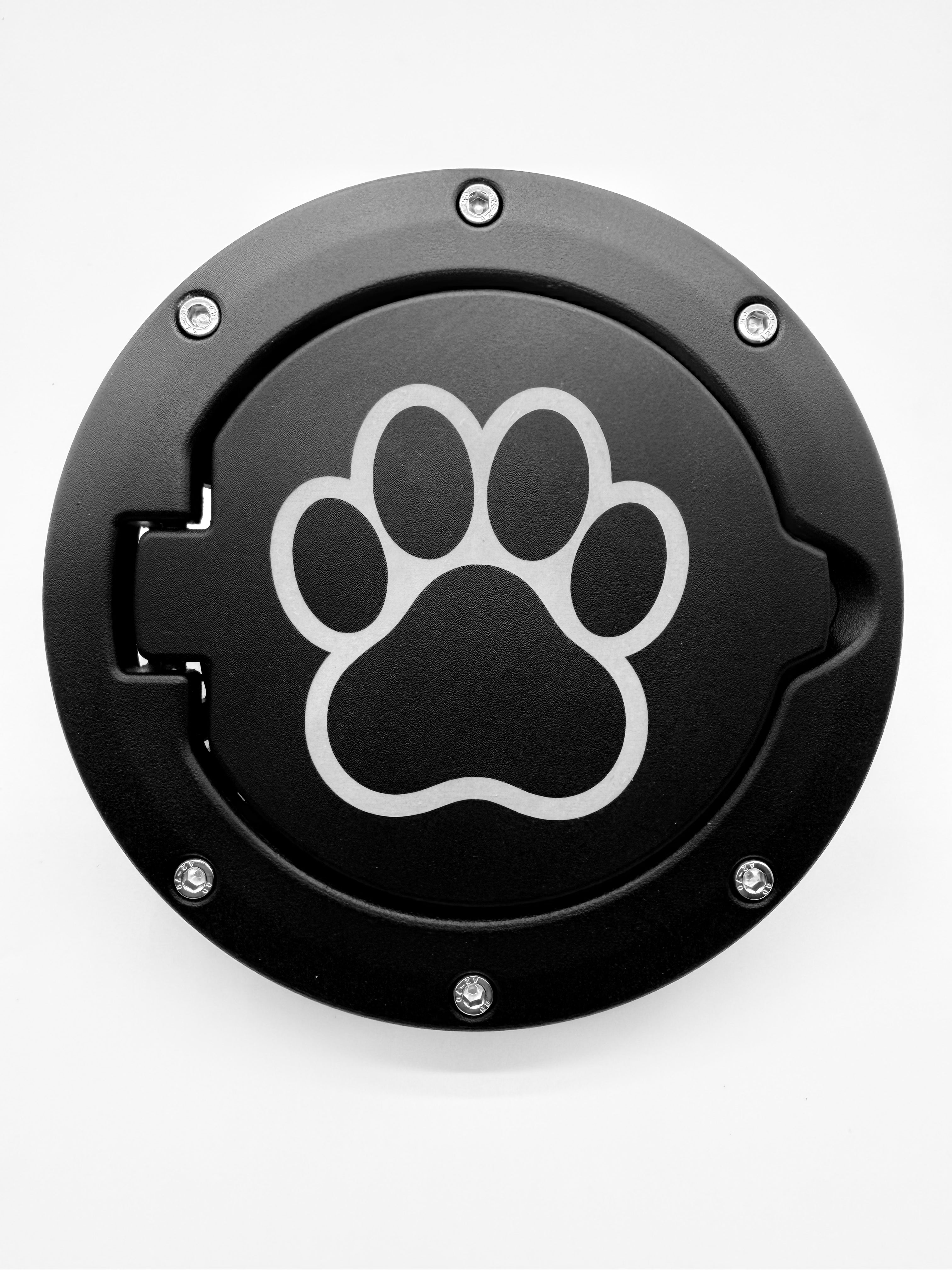 Gas Cap Cover Engraved (Paw)