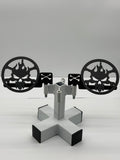 SJO  Foot Pegs (Skull W/Flames)