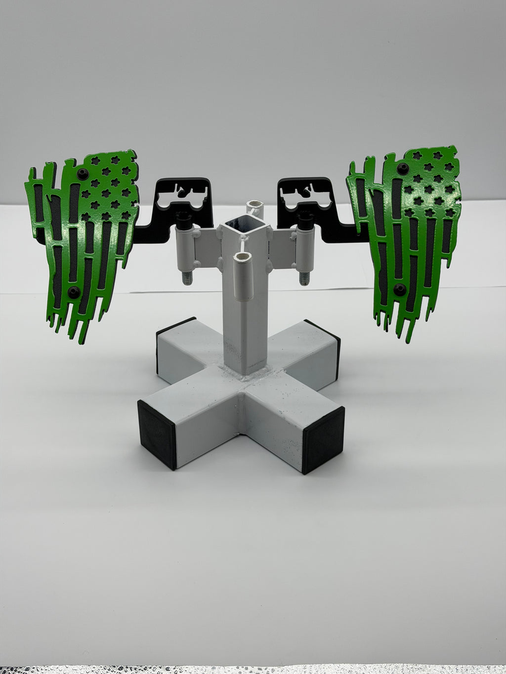 SJO 2 Piece Foot Pegs (Tattered Flag)