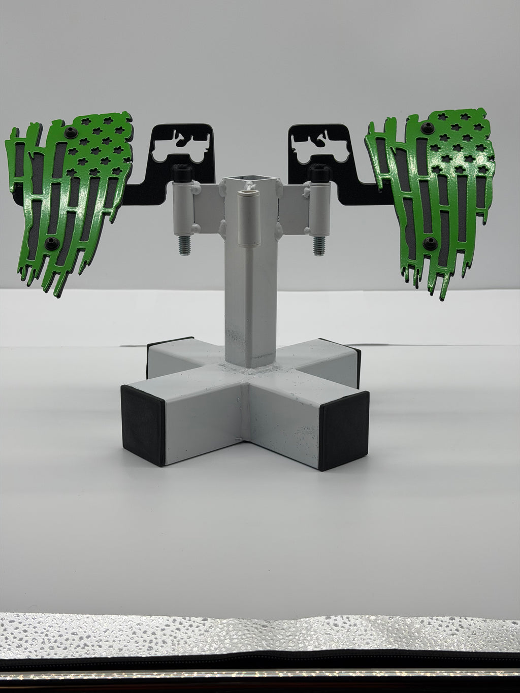 SJO 2 Piece Foot Pegs (Tattered Flag)