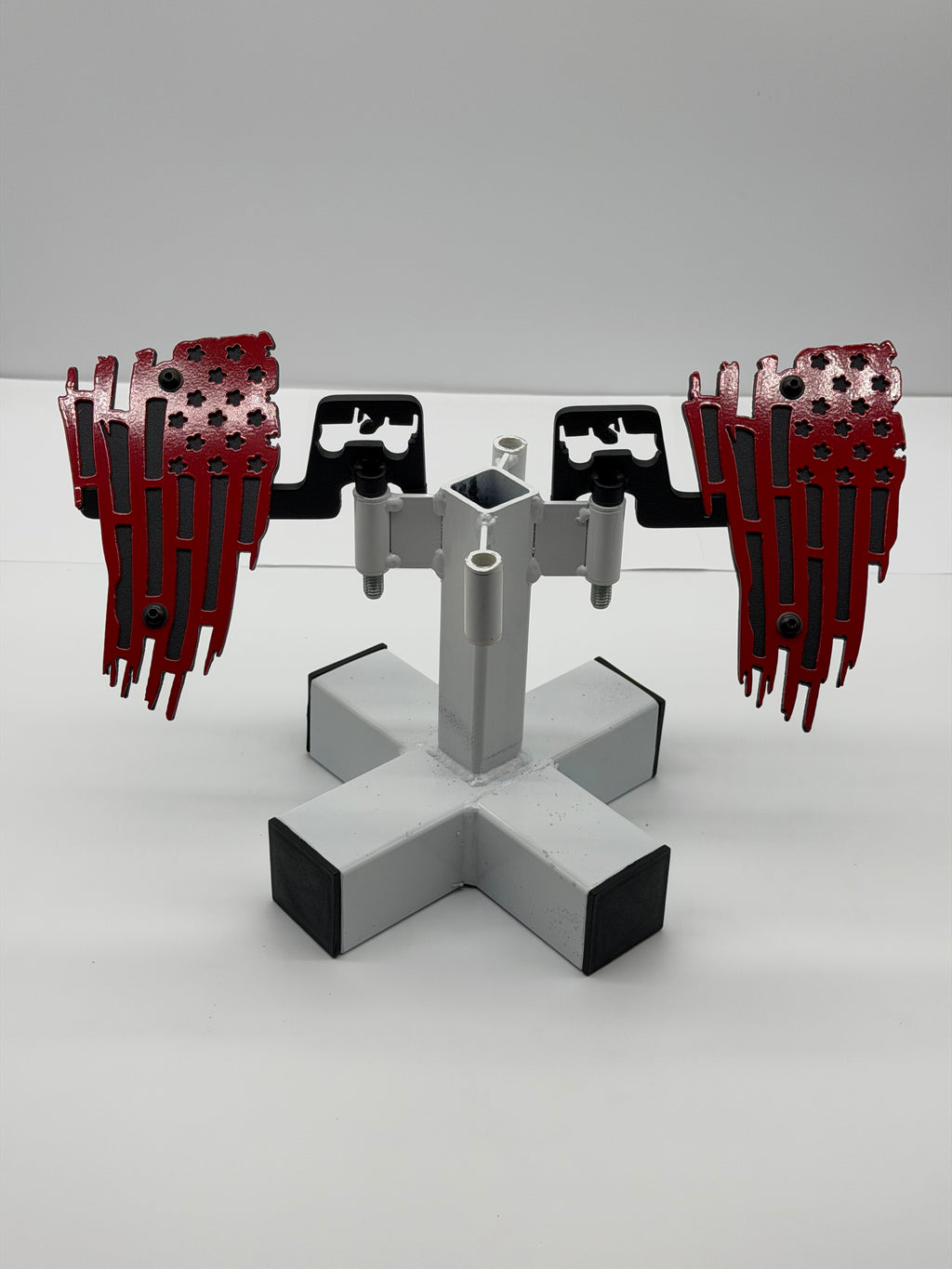 SJO 2 Piece Foot Pegs (Tattered Flag)