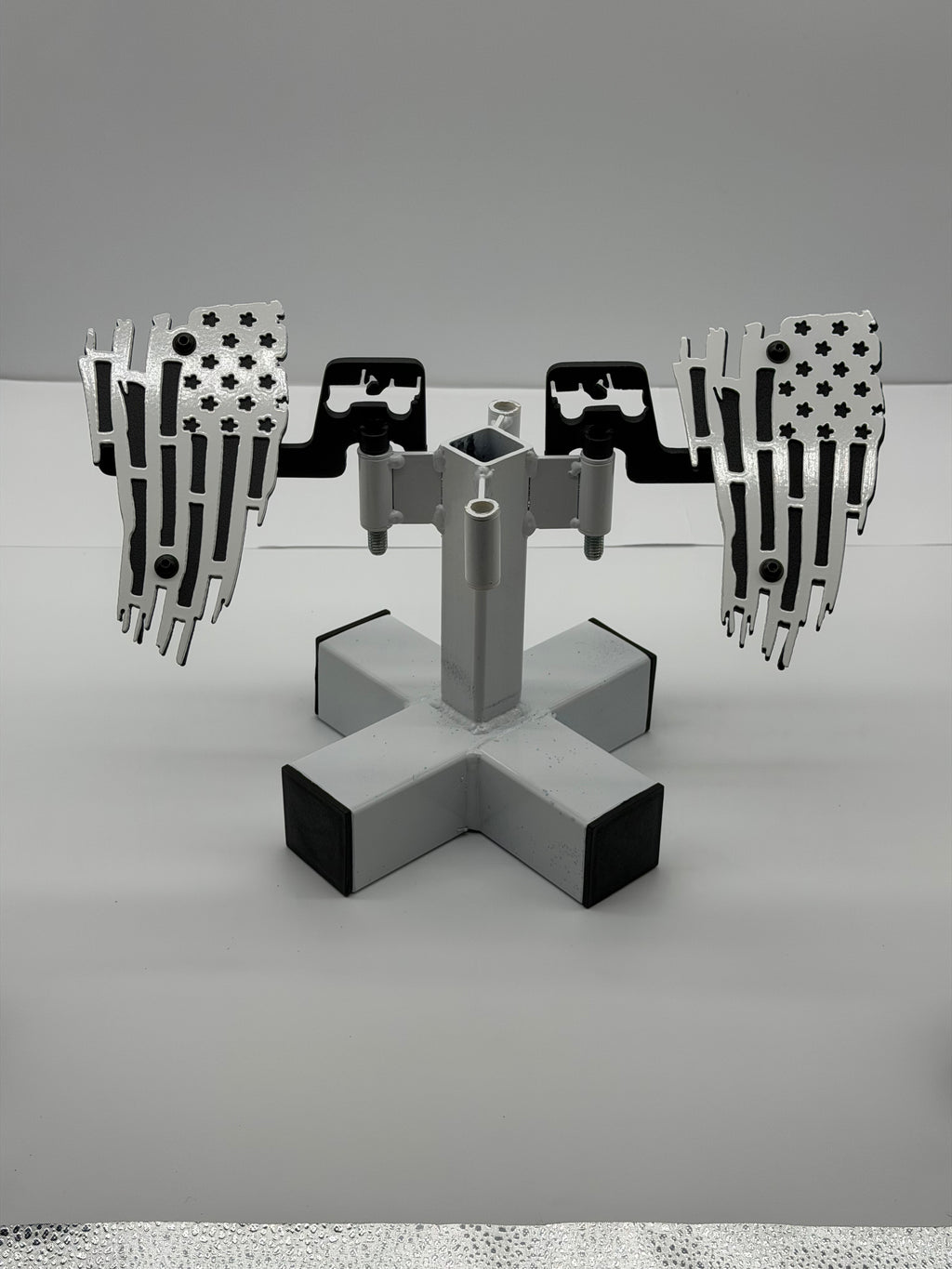SJO 2 Piece Foot Pegs (Tattered Flag)