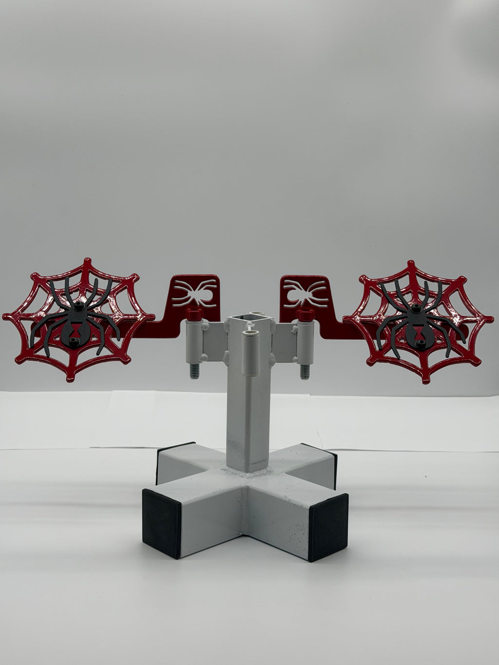 SJO 2 Piece Foot Pegs (Spiderweb with Spider)