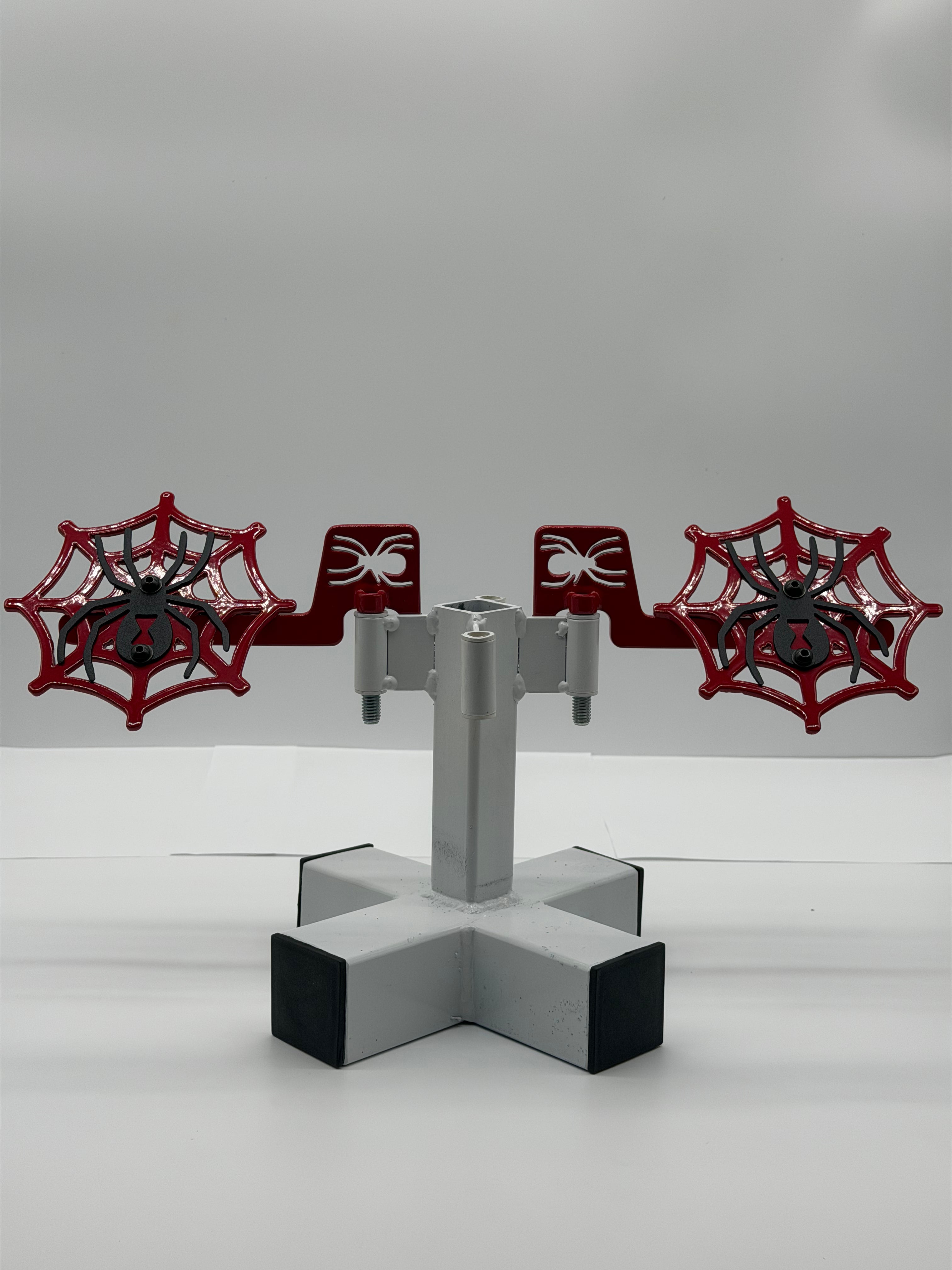 SJO 2 Piece Foot Pegs (Spiderweb with Spider)