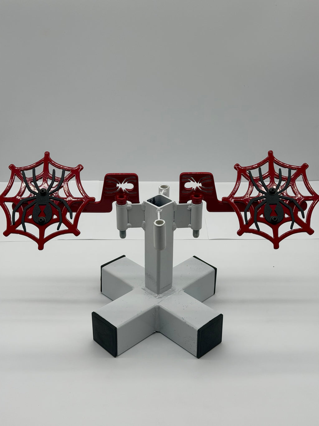 SJO 2 Piece Foot Pegs (Spiderweb with Spider)