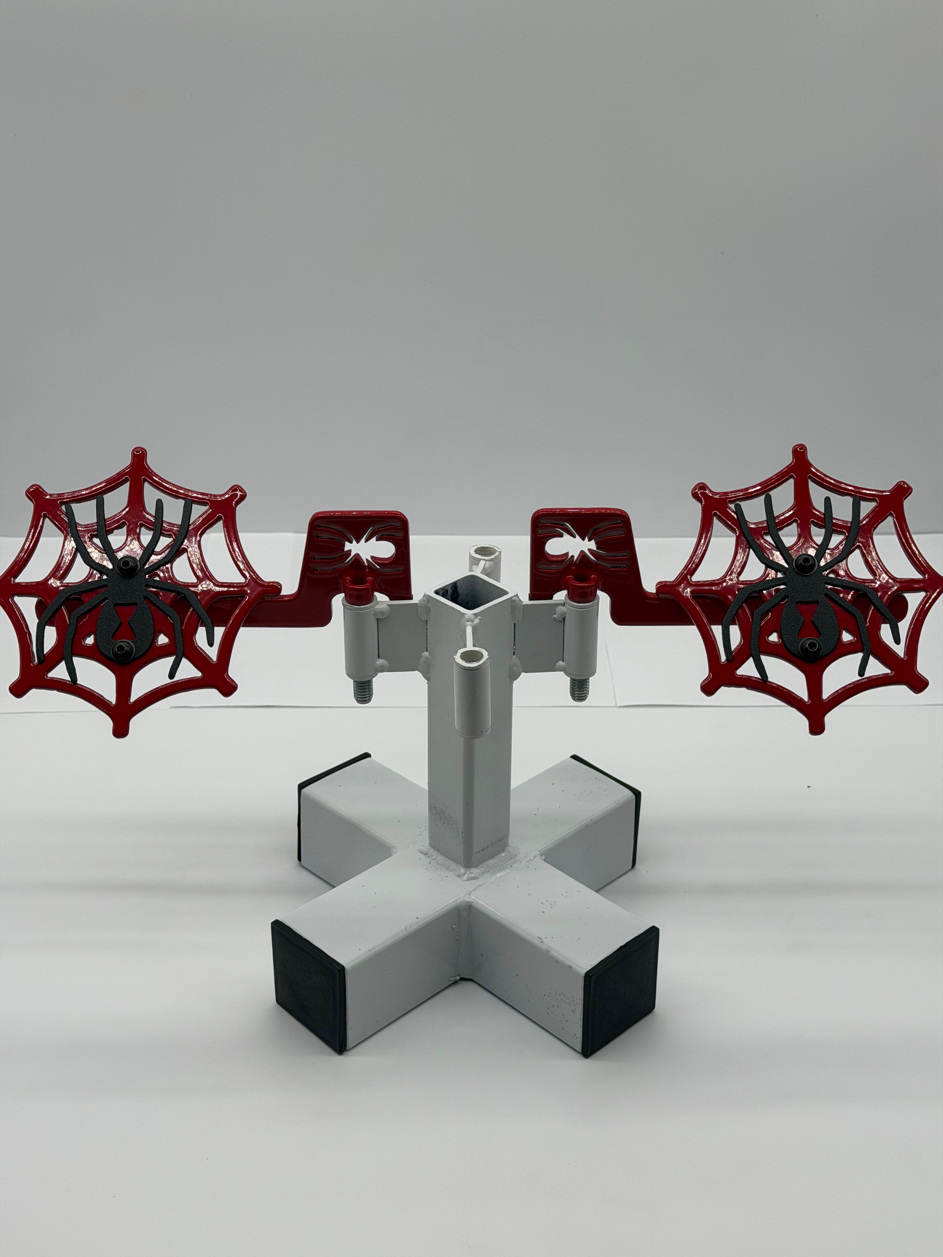 SJO 2 Piece Foot Pegs (Spiderweb with Spider)